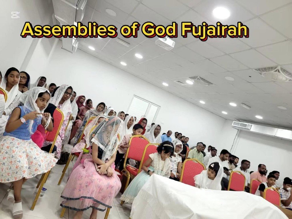 Congregation gathered for Sunday worship